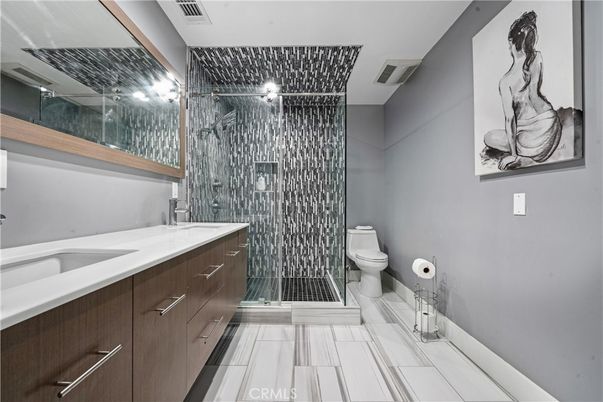 Bathroom, Glass Shower, Interior