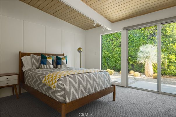 Bedroom, Interior, Wooden Ceilings