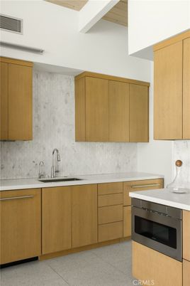 Interior, Kitchen, Marble Walls