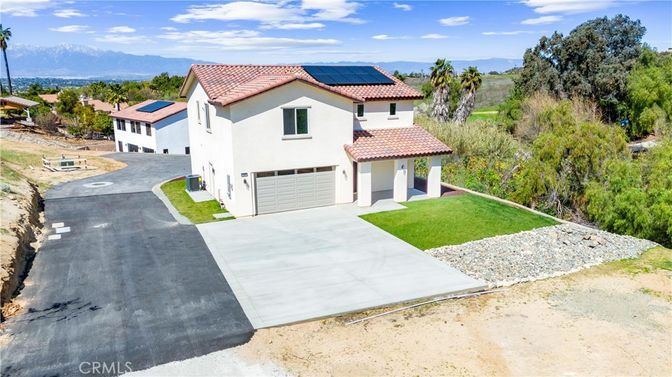 Attached, Exterior, Facade, Solar Panels, Mediterranean