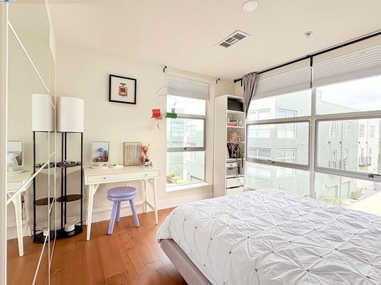 Bedroom, Interior, Wood Texture Flooring