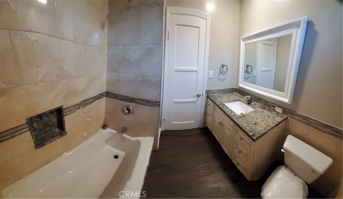 Bathroom, Interior, Wood Texture Flooring