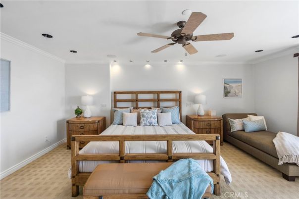 Bedroom, Interior, Recessed Lighting