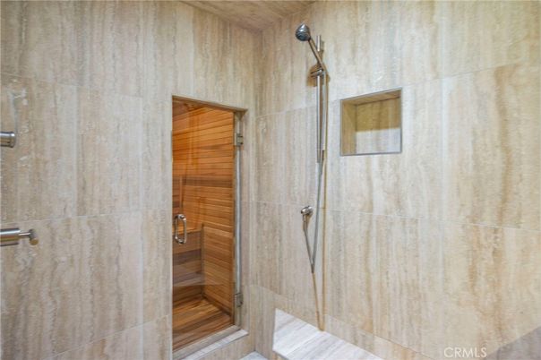 Bathroom, Glass Shower, Interior, Sauna Room