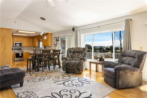 Interior, Kitchen, Pendant Lights, Stainless Steel Appliances, Wood Texture Flooring