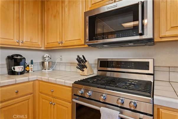 Interior, Kitchen, Stainless Steel Appliances, Tile Countertops