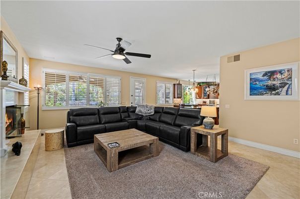 Fireplace, Interior, Living room, Pendant Lights