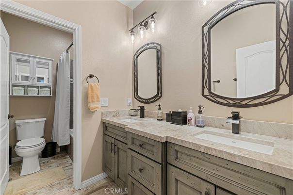 Bathroom, Dual Sink Vanities, Interior, Tile Countertops
