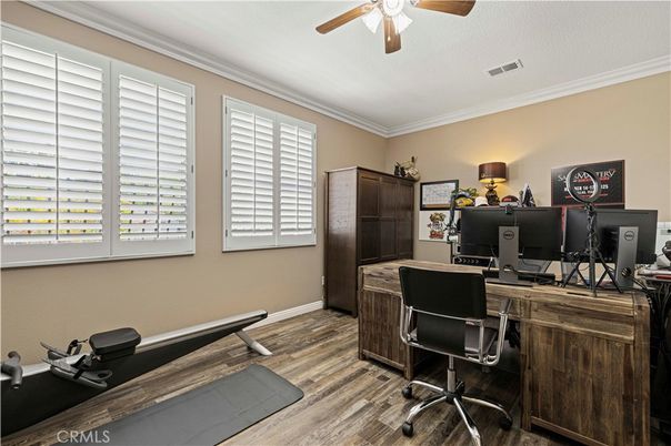 Home Office, Interior, Wood Texture Flooring