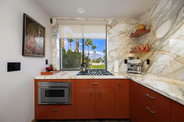 Interior, Kitchen, Marble Walls