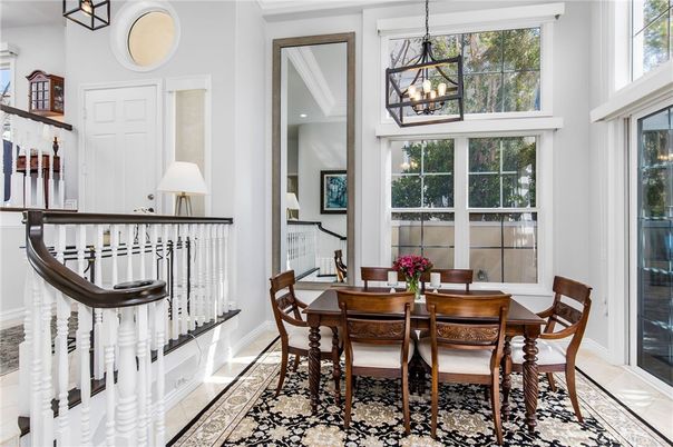 Dining room, Interior, Pendant Lights, Recessed Lighting