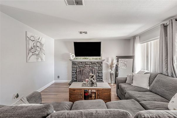 Fireplace, Interior, Living room, Wood Texture Flooring