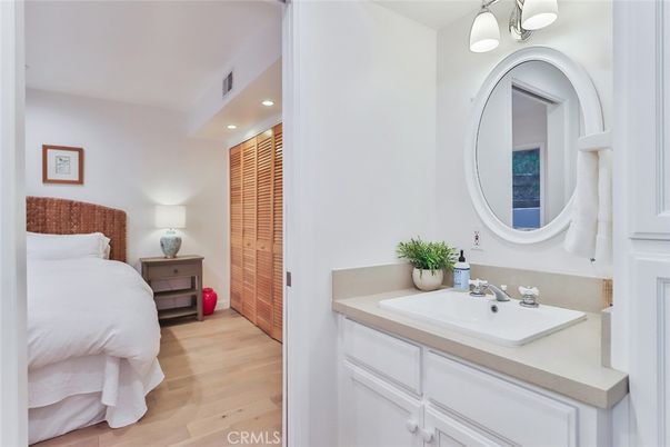 Bathroom, Bedroom, Interior, Recessed Lighting, Wood Texture Flooring