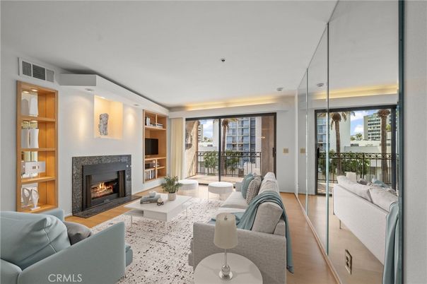 Fireplace, Interior, Living room, Recessed Lighting