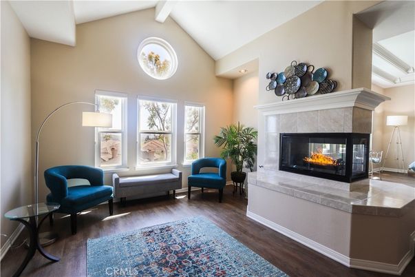 Fireplace, Interior, Wood Texture Flooring