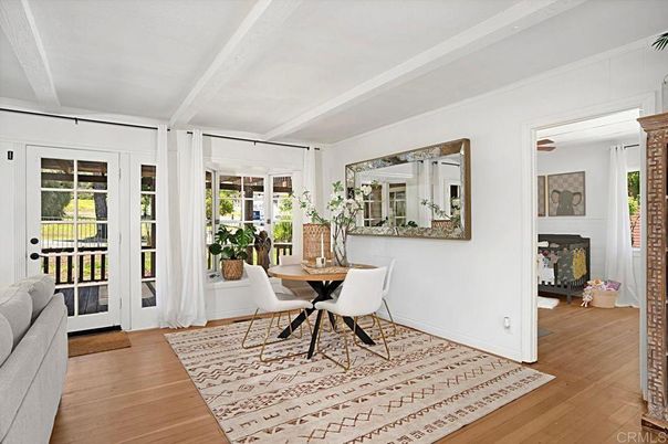 Dining room, Interior, Wood Texture Flooring