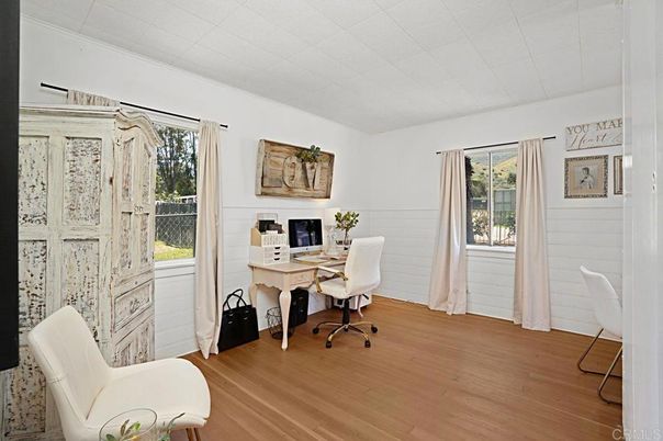 Home Office, Interior, Wood Texture Flooring