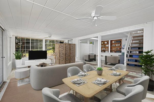 Dining room, Interior, Living room