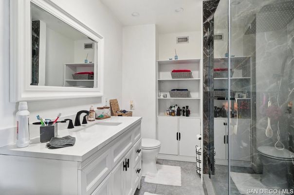 Bathroom, Glass Shower, Interior