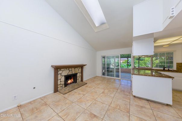 Empty room, Fireplace, Interior