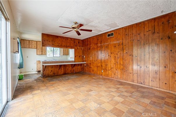 Empty room, Interior, Wooden Walls