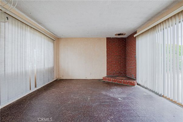 Empty room, Fireplace, Interior, Stone Walls