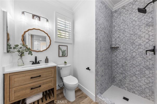 Bathroom, Interior, Wood Texture Flooring