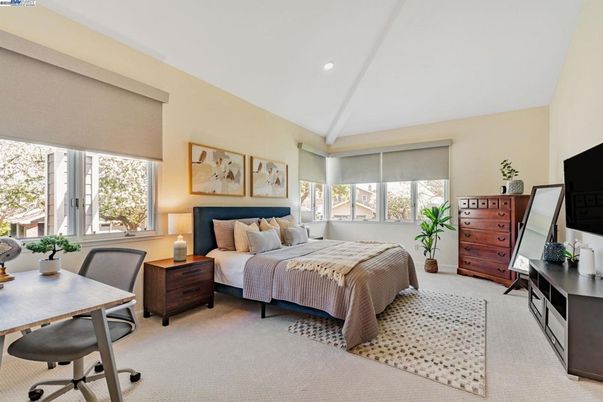Bedroom, Home Office, Interior, Recessed Lighting