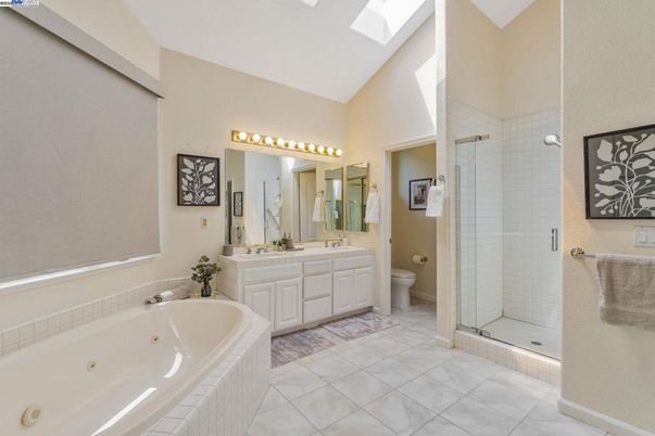 Bathroom, Dual Sink Vanities, Glass Shower, Interior