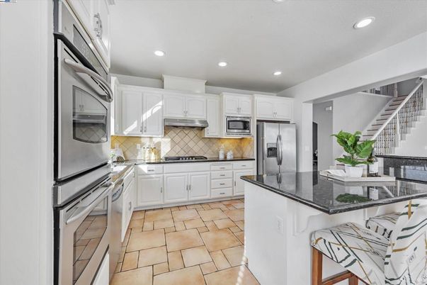 Interior, Kitchen, Recessed Lighting, Stainless Steel Appliances