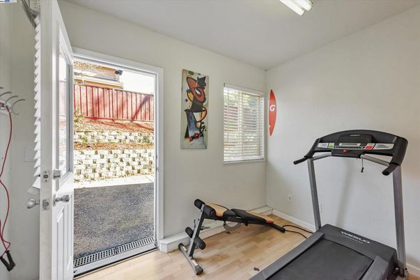 Fitness Equipment, Interior, Wood Texture Flooring