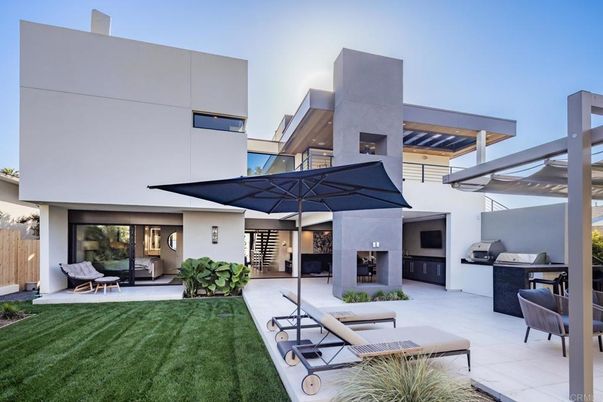 Backyard, Exterior, Fireplace