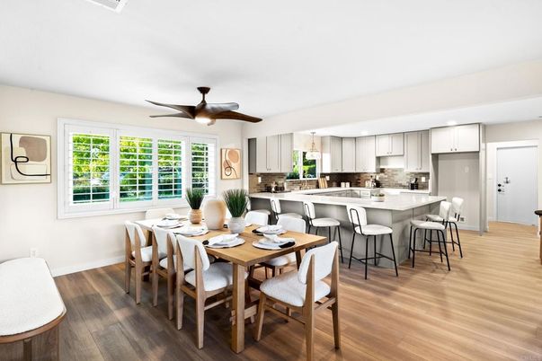 Dining room, Interior, Kitchen, Wood Texture Flooring