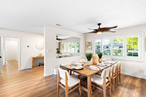 Dining room, Interior, Wood Texture Flooring