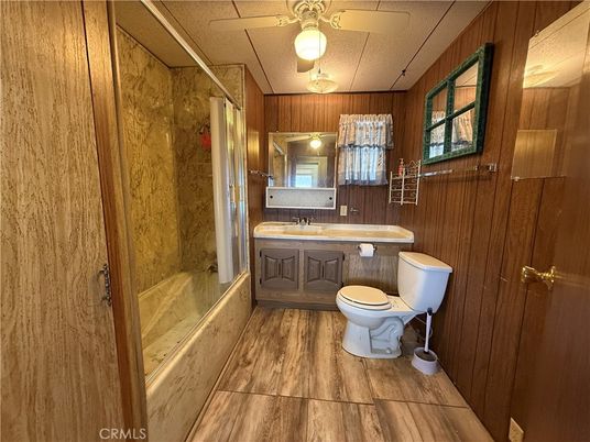 Bathroom, Interior, Wood Texture Flooring, Wooden Walls