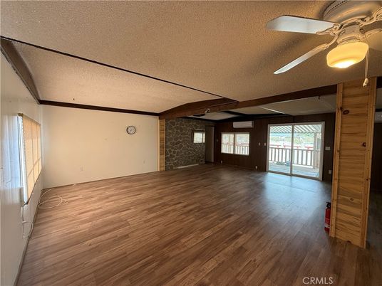 Empty room, Interior, Stone Walls, Wood Texture Flooring