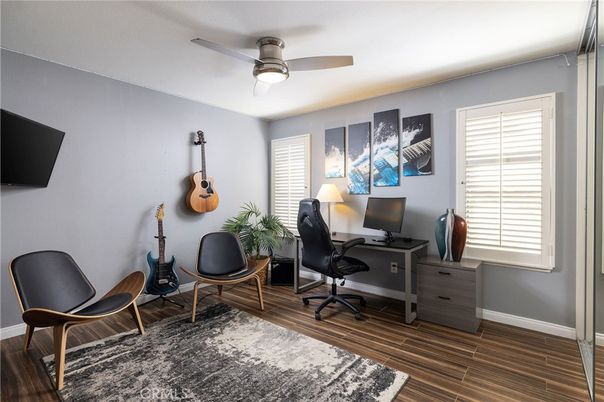 Home Office, Interior, Wood Texture Flooring