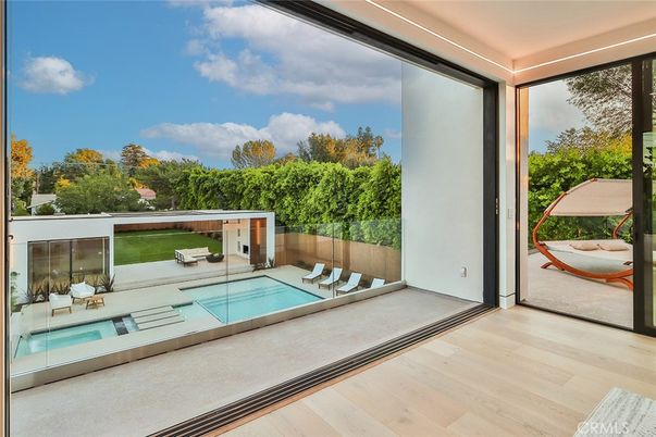 Exterior, Pool, Wood Texture Flooring