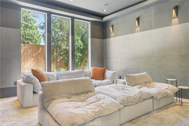 Interior, Living room, Recessed Lighting