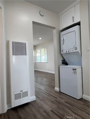 Interior, Recessed Lighting, Utility Closets, Washer, Wood Texture Flooring