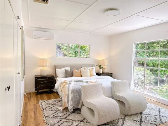 Bedroom, Interior, Wood Texture Flooring