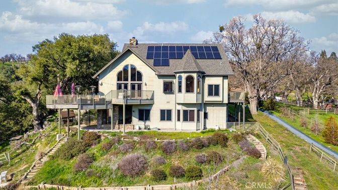 Backyard, Exterior, Facade, Solar Panels, Queen Anne Victorian