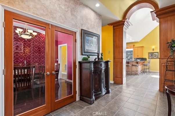 Chandelier, Dining room, Interior, Recessed Lighting