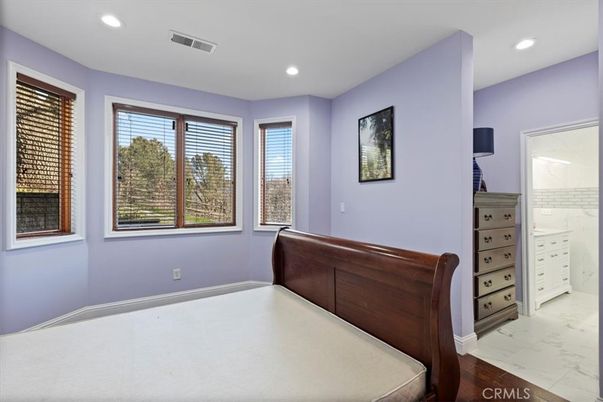 Bedroom, Interior, Marble, Recessed Lighting