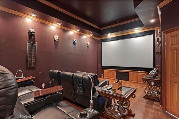Home Theatre Room, Interior, Projection Screen, Recessed Lighting, Theatre Room