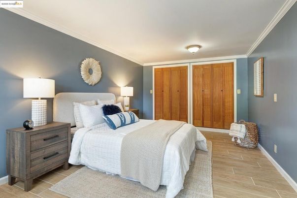 Bedroom, Interior, Wood Texture Flooring