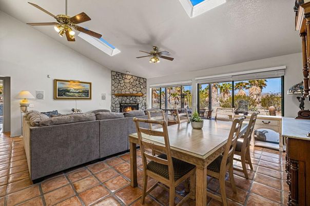 Dining room, Fireplace, Interior, Living room