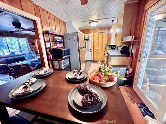 Dining room, Interior, Kitchen, Wooden Walls