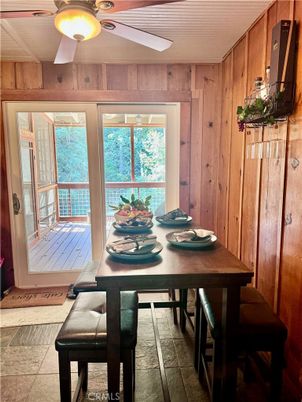 Dining room, Interior, Wooden Walls