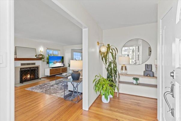 Fireplace, Home Office, Interior, Wood Texture Flooring